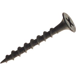 Show details for Grip-Rite Coarse Thread Black Phosphate Drywall Screw - #10x4" Picture of Grip-Rite Coarse Thread Black Phosphate Drywall Screw - #10x4"