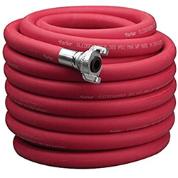 Show details for Pneumatic Hose 1” Rubber w/ Fit Crow Foot – 50’ Picture of Pneumatic Hose 1” Rubber w/ Fit Crow Foot – 50’