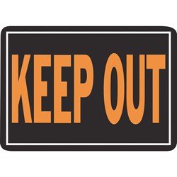 Show details for Hy-Ko Keep Out Sign Picture of Hy-Ko Keep Out Sign