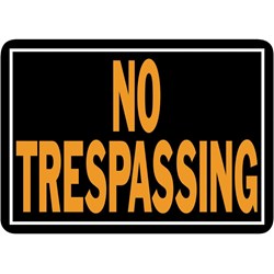 Show details for Hy-Ko No Trespassing Sign Picture of Hy-Ko No Trespassing Sign