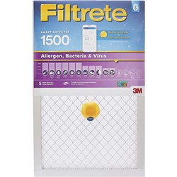 Show details for 3M Filtrete Allergen, Bacteria & Virus Smart Air Conditioner & Furnace Filter - 16"x25"x1" Picture of 3M Filtrete Allergen, Bacteria & Virus Smart Air Conditioner & Furnace Filter - 16"x25"x1"