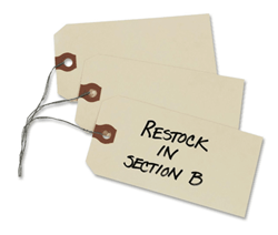 Show details for Tag Shipping w/ Wire 1000ct. - Manila Picture of Tag Shipping w/ Wire 1000ct. - Manila