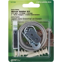 Show details for Heavy-Duty Mirror And Picture Hanger Kit Picture of Heavy-Duty Mirror And Picture Hanger Kit