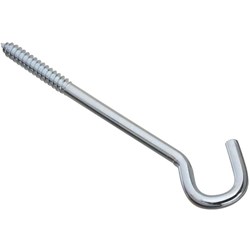 Show details for National Steel Screw Hook - 	8" Picture of National Steel Screw Hook - 	8"