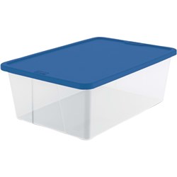 Show details for Homz Clear Storage Tote - 12qt Picture of Homz Clear Storage Tote - 12qt