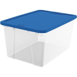 Show details for Homz Clear Storage Tote - 56qt Picture of Homz Clear Storage Tote - 56qt
