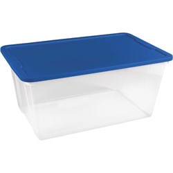 Show details for Homz Clear Storage Tote - 90qt Picture of Homz Clear Storage Tote - 90qt