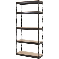 Show details for L-Beam 5-Tier Steel Shelving Picture of L-Beam 5-Tier Steel Shelving