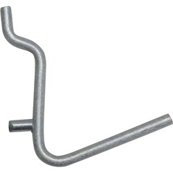 Show details for Angled Pegboard Hook Picture of Angled Pegboard Hook