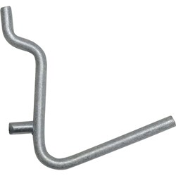 Show details for Angled Pegboard Hook Picture of Angled Pegboard Hook
