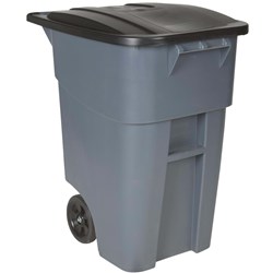 Show details for Rubbermaid Plastic Trash Can Picture of Rubbermaid Plastic Trash Can