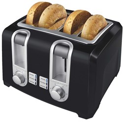 Show details for Black & Decker 4-Slice Toaster Picture of Black & Decker 4-Slice Toaster