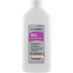 Show details for Swan 91% Rubbing Alcohol Picture of Swan 91% Rubbing Alcohol