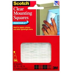 Show details for 3M Scotch Removable Mounting Squares Picture of 3M Scotch Removable Mounting Squares