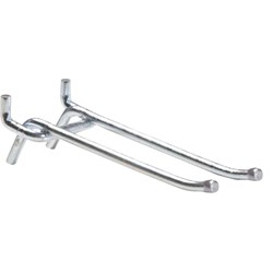 Show details for Double Arm Ball Tip End Straight Pegboard Hook Picture of Double Arm Ball Tip End Straight Pegboard Hook