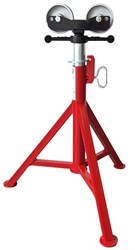 Show details for Pipe Jack Fixed Leg - Roller Head w/ Steel Wheels Picture of Pipe Jack Fixed Leg - Roller Head w/ Steel Wheels