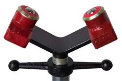 Show details for Pipe Jack Folding Leg - Ball Transfer Sleeves - Pair Picture of Pipe Jack Folding Leg - Ball Transfer Sleeves - Pair