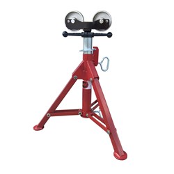 Show details for Pipe Jack Folding Leg - Low Profile Roller Head w/ Steel Wheels Picture of Pipe Jack Folding Leg - Low Profile Roller Head w/ Steel Wheels