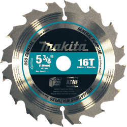 Show details for 5-3/8" 16T Carbide-Tipped Circular Saw Blade, General Purpose Picture of 5-3/8" 16T Carbide-Tipped Circular Saw Blade, General Purpose