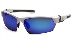Show details for Safety Glasses Pyramex Tensaw Lens Blue Frame White Anti-Fog Picture of Safety Glasses Pyramex Tensaw Lens Blue Frame White Anti-Fog