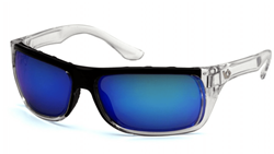 Show details for Safety Glasses Pyramex Vallejo Lens Blue Frame Clear Anti-Fog Picture of Safety Glasses Pyramex Vallejo Lens Blue Frame Clear Anti-Fog