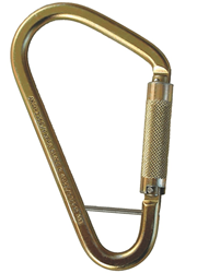 Show details for Carabiner Steel Lock Twist MSA – 2”  Picture of Carabiner Steel Lock Twist MSA – 2”