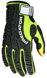Show details for Glove MCR Predator Top Lime Palm Polyurethane Textured Wrist Adjustable - L Picture of Glove MCR Predator Top Lime Palm Polyurethane Textured Wrist Adjustable - L
