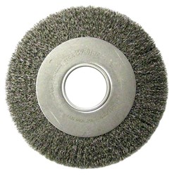 Show details for 8" Medium Face Crimped Wire Wheel, .014" Steel Fill, 2" Arbor Hole Picture of 8" Medium Face Crimped Wire Wheel, .014" Steel Fill, 2" Arbor Hole