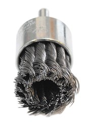 Show details for 1-1/8" Knot Wire End Brush, .014" Steel Fill Picture of 1-1/8" Knot Wire End Brush, .014" Steel Fill