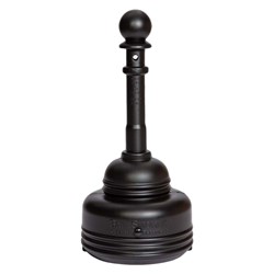 Show details for Cigarette Receptacle Poly Eagle – Black Picture of Cigarette Receptacle Poly Eagle – Black