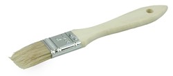 Show details for 1" Chip & Oil Brush, White Bristle, 1-1/2" Trim Length, Wood Handle Picture of 1" Chip & Oil Brush, White Bristle, 1-1/2" Trim Length, Wood Handle