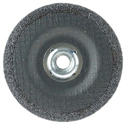 Show details for 4-1/2" x 1/4" Wolverine Type 27 Grinding Wheel, A24R, 5/8"-11 Nut Picture of 4-1/2" x 1/4" Wolverine Type 27 Grinding Wheel, A24R, 5/8"-11 Nut