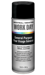 Show details for Paint Aerosol Workday – Black Flat Picture of Paint Aerosol Workday – Black Flat