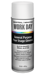 Show details for Paint Aerosol Workday – White Gloss Picture of Paint Aerosol Workday – White Gloss