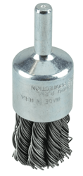 Show details for 1-1/8" Knot Wire End Brush, .020" Steel Fill Picture of 1-1/8" Knot Wire End Brush, .020" Steel Fill