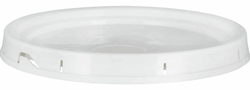 Show details for Bucket Plastic Gallon 5/3.5 Lid w/ Spout - White Picture of Bucket Plastic Gallon 5/3.5 Lid w/ Spout - White