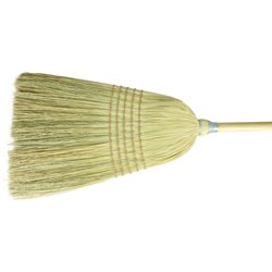 Show details for Janitorial Upright Broom, Corn & Fiber Fill, 57" Overall Length Picture of Janitorial Upright Broom, Corn & Fiber Fill, 57" Overall Length