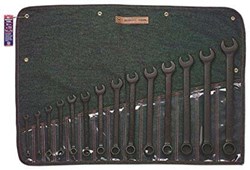 Show details for Combination Wrench Set SAE Black Wright – 14pc. Picture of Combination Wrench Set SAE Black Wright – 14pc.