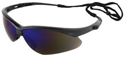 Show details for Safety Glasses Nemesis Lens Blue Mirror Picture of Safety Glasses Nemesis Lens Blue Mirror