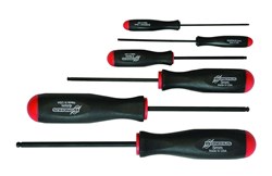 Show details for Set 7 Ball End Screwdrivers 1.27-5mm Picture of Set 7 Ball End Screwdrivers 1.27-5mm