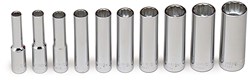 Show details for Socket Set Drive 1/4" Deep 12 Point Wright - 10pc.  Picture of Socket Set Drive 1/4" Deep 12 Point Wright - 10pc.