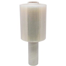 Show details for Stretch Film Clear 5”x1000’ w/ Handle – 80 Gauge  Picture of Stretch Film Clear 5”x1000’ w/ Handle – 80 Gauge