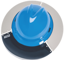 Show details for Hard Hat Sun-Shield  Picture of Hard Hat Sun-Shield