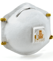 Show details for Respirator Disposable w/ Exhale Valve 3M– 10pack Picture of Respirator Disposable w/ Exhale Valve 3M– 10pack