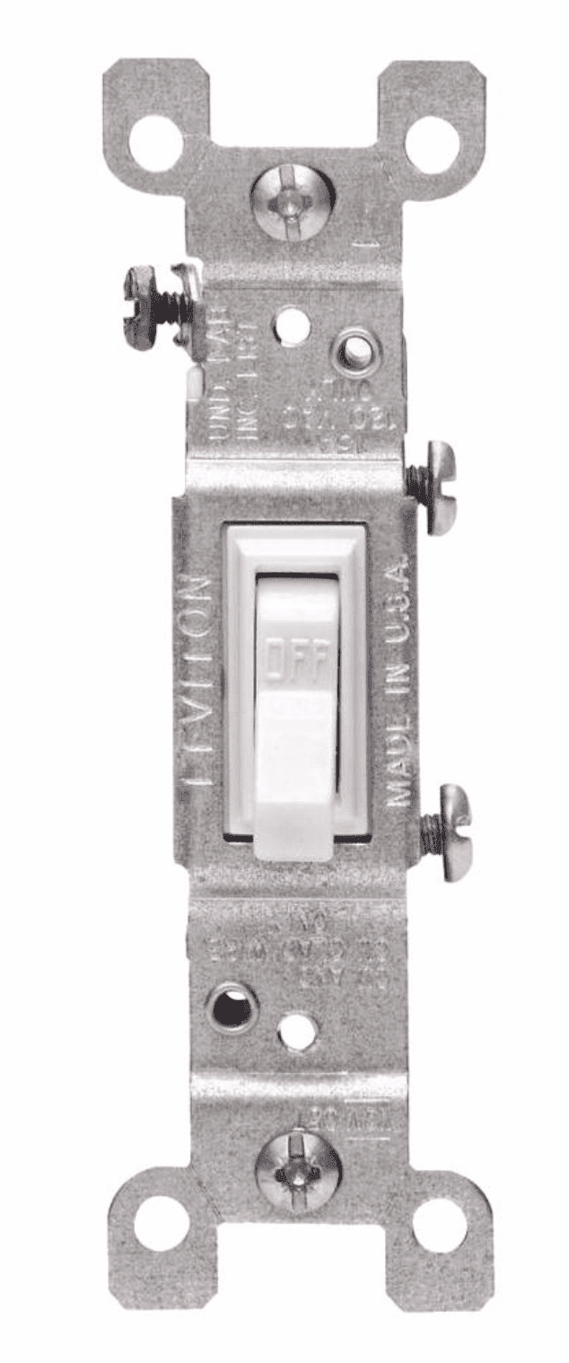 Picture of Leviton Toggle Single Pole Switch