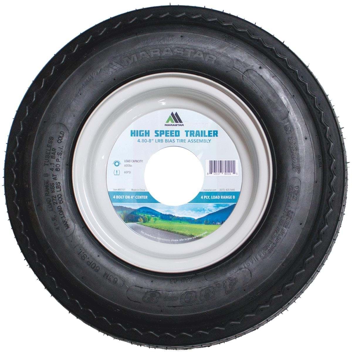 Picture of Marastar Trailer Tire and Wheel