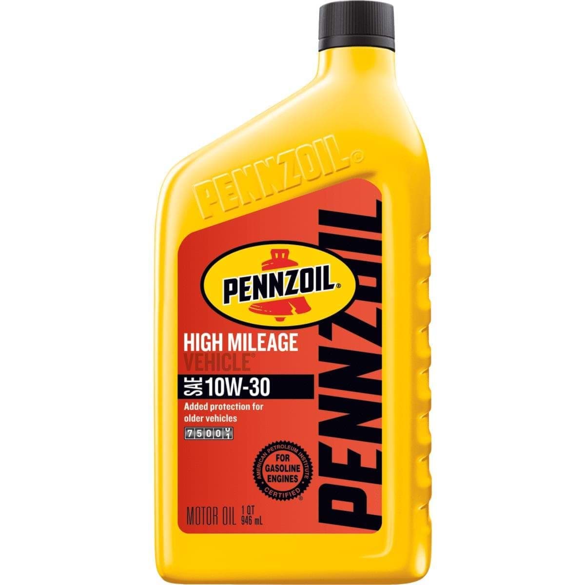 Picture of Pennzoil High Mileage Motor Oil - 10W-30