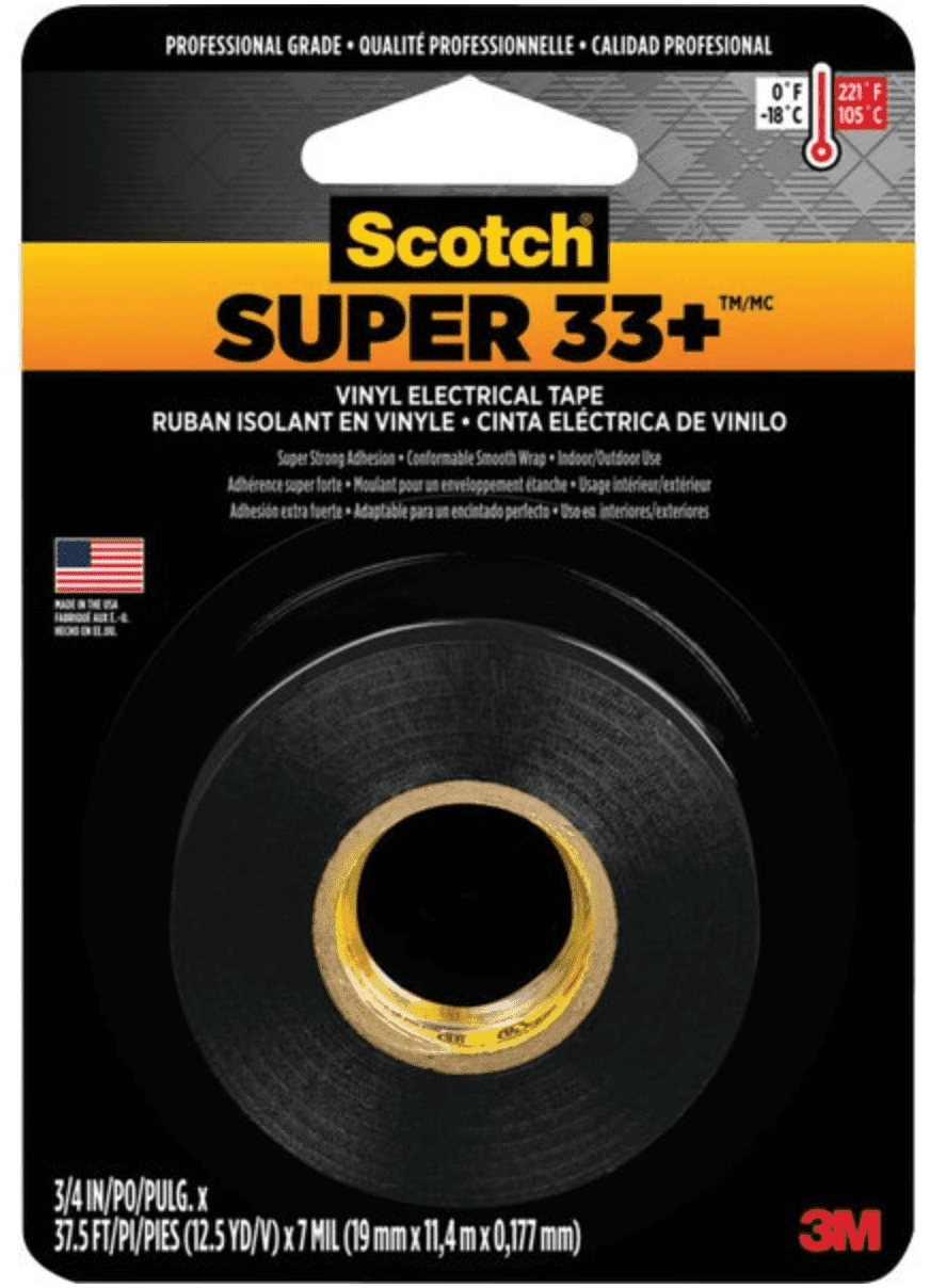 Picture of 3M Scotch Super 33 Vinyl Plastic Electrical Tape
