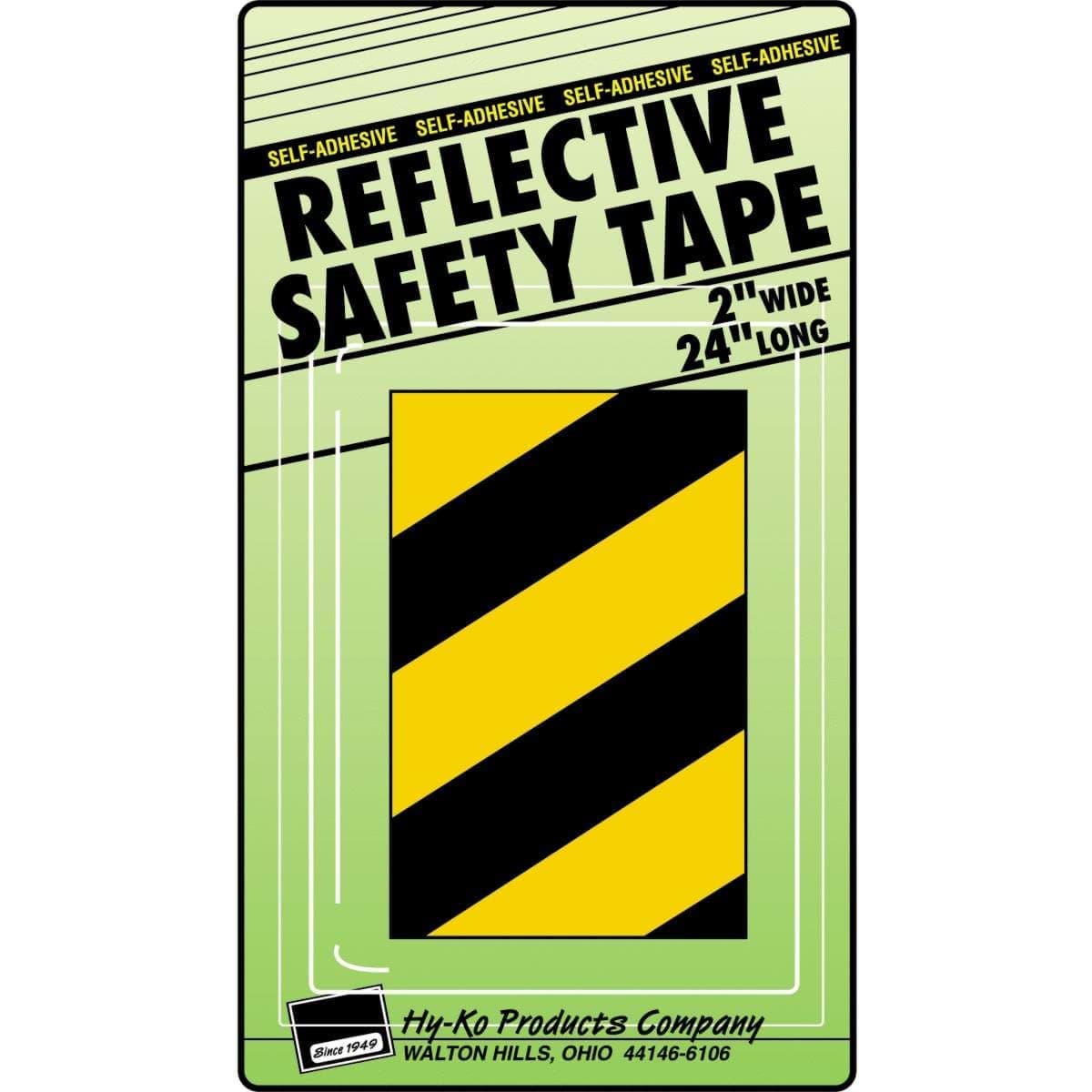 Picture of Reflective Safety Tape -Yellow/Black Stripe