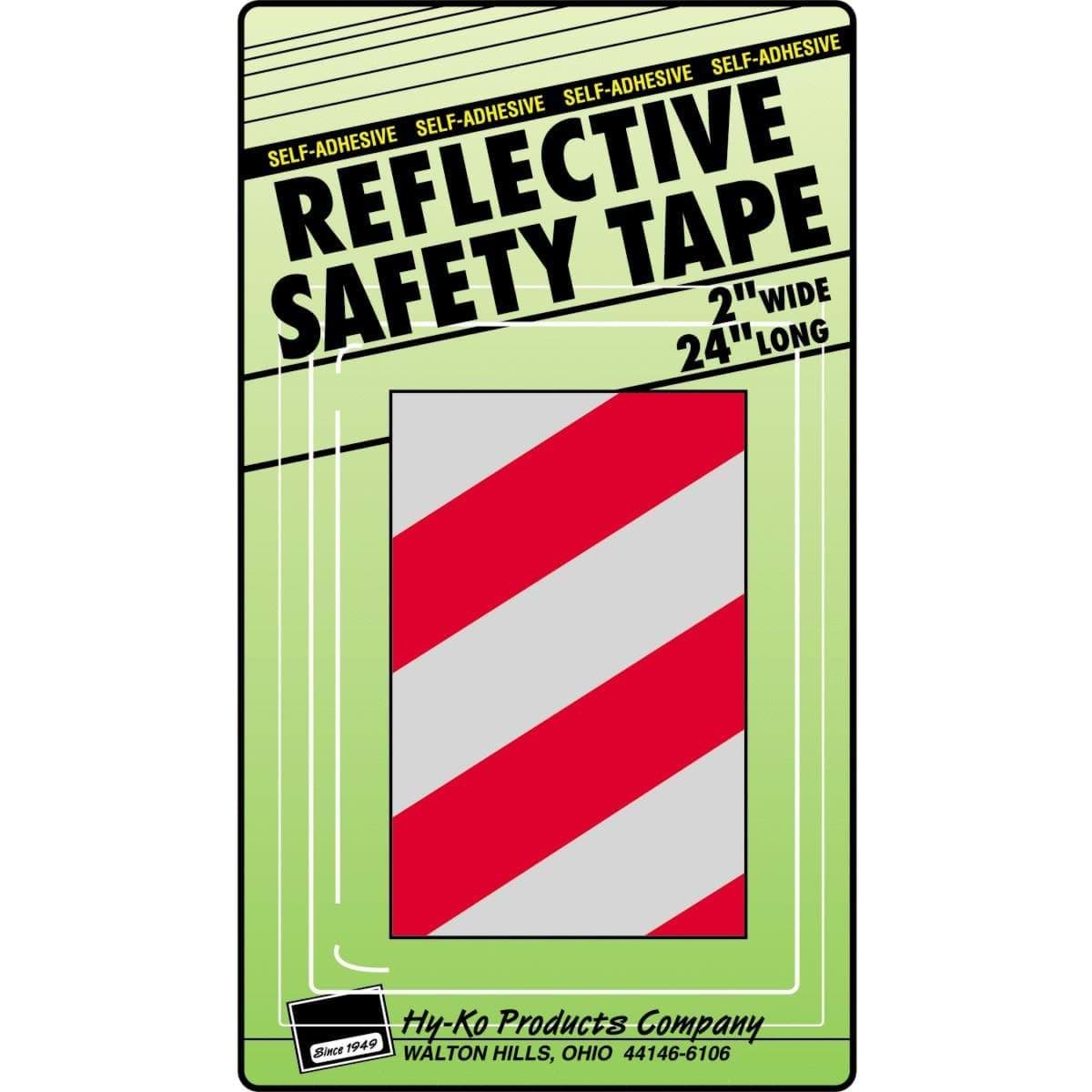 Picture of Reflective Safety Tape -Red/Silver Stripe